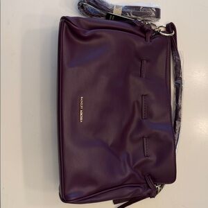 Badgley Mischka Elegant Purple Satchel